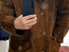 Cojoc barbatesc clasic din blana de miel